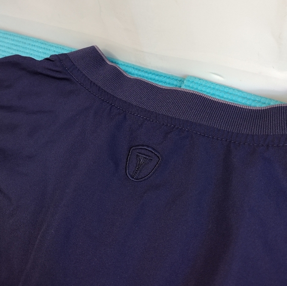 Pro Tour Cool Play Men’s Navy Blue Pullover Windbreaker Jacket Mesh Lining XL - Picture 7 of 10